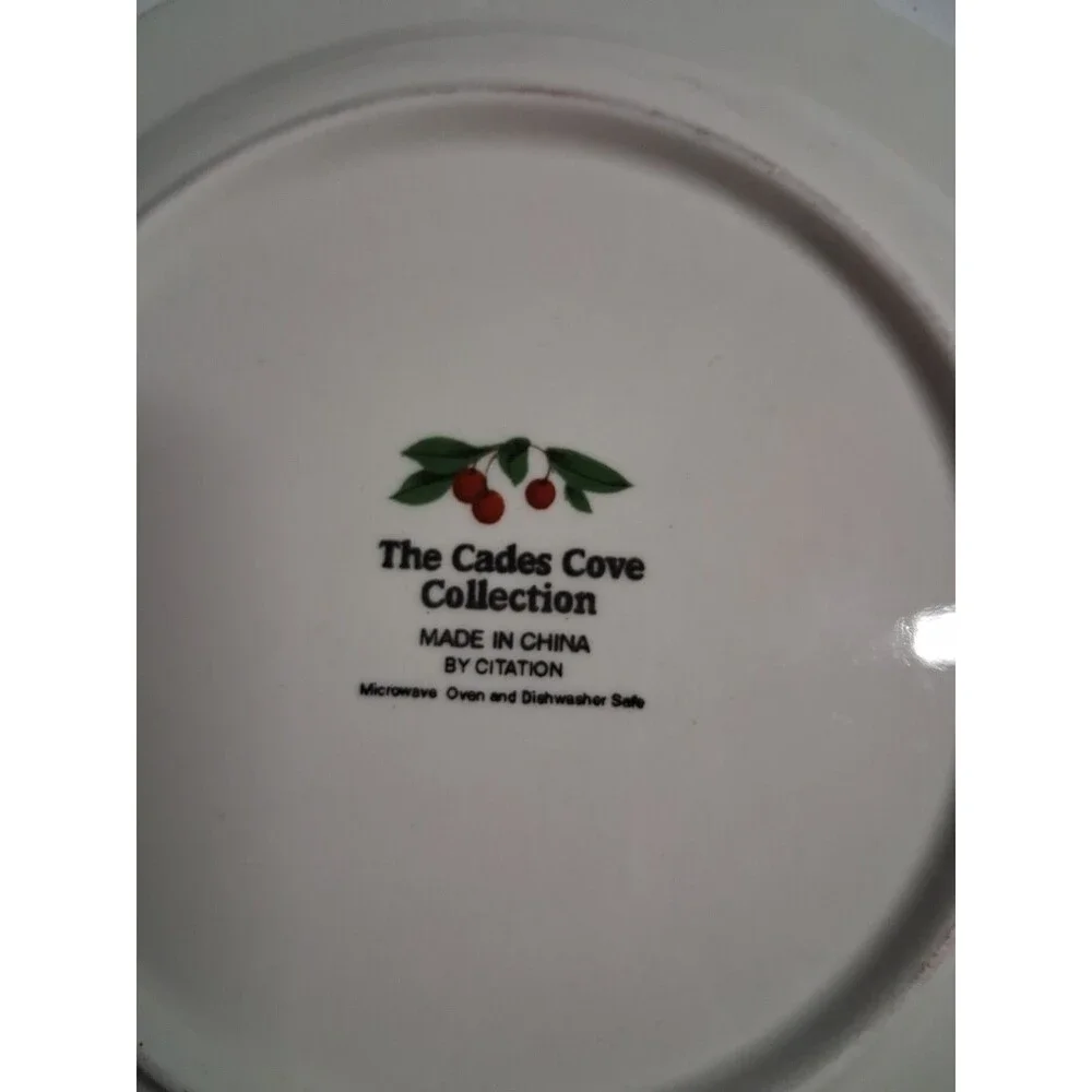 cades cove collection Apple Salad Plates 7.5